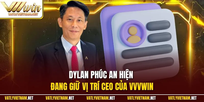 Dylan Phúc An hiện đang giữ vị trí CEO của VVVWIN